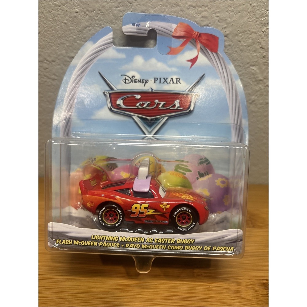Disney Pixar Cars Easter Buggy Lightning McQueen Mattel 1:55 Diecast New